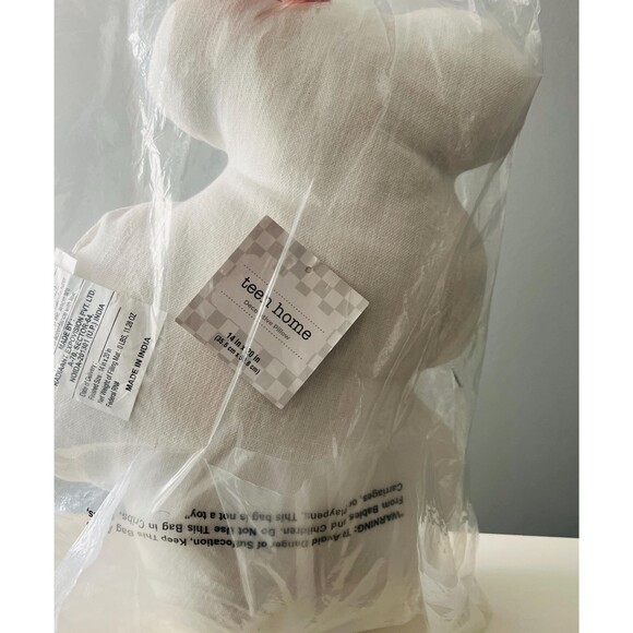 Set of 2 Textured Palm Tree Throw Pillow Shaggy Hooked Tropical Decor New - Picture 6 of 8